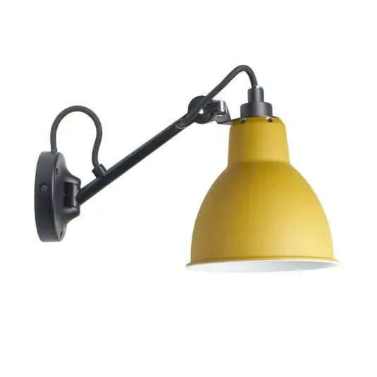 104 Lámpara de Pared Negro/Amarillo – Lampe Gras