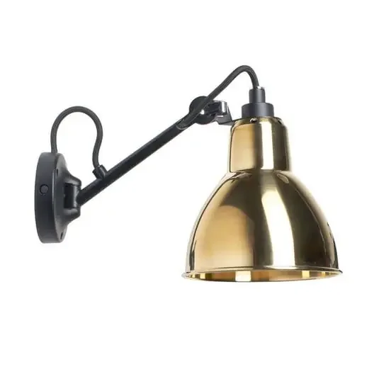 104 Lámpara de Pared Negro/Latón – Lampe Gras