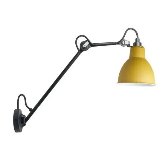 122 Lámpara de Pared Negro/Amarillo – Lampe Gras