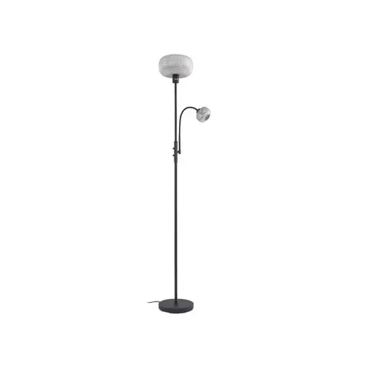 Aliette Lámpara de Pie Negro/Gris – Lindby