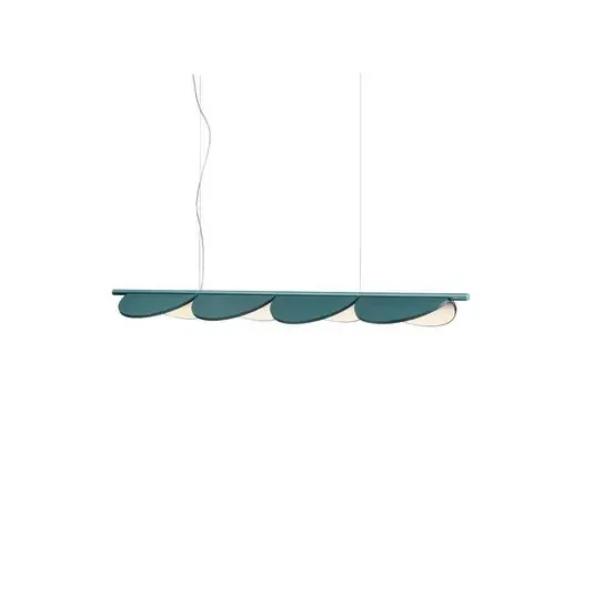 Almendra S4 Lámpara Colgante Bay Blue Metallized – Flos