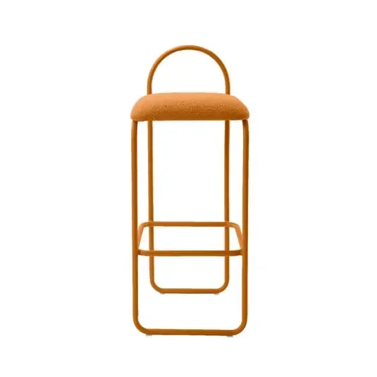 Angui Taburete de bar H92,5 Ámbar Bouclé – AYTM