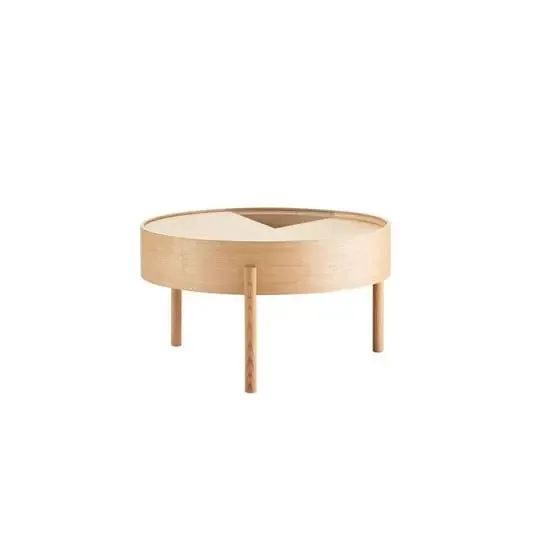 Arc Mesa de sofá Ø66 Oiled Oak – Woud
