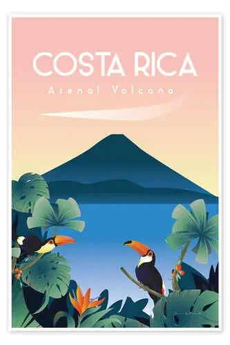 Arenal Volcano – Costa Rica de Omar Escalante Wild Apple Graphics