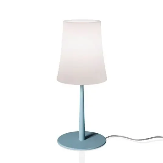 Birdie Easy Lámpara de Sobremesa Opaque Light Blue – Foscarini