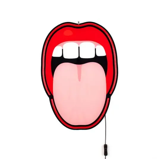 Blow Tongue LED Aplique de Pared – Seletti
