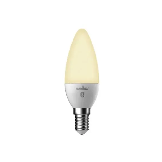 Bombilla Smart 4,7W (380lm) 2700K Dim. White Candle E14 – Nordlux
