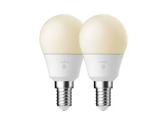 Bombillas Smart 4,5W (470lm) 2200-6500K White 2-pack E14 – Nordlux