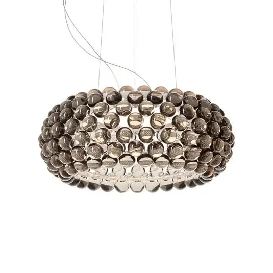 Caboche Plus Media LED colgante TW Grey – Foscarini