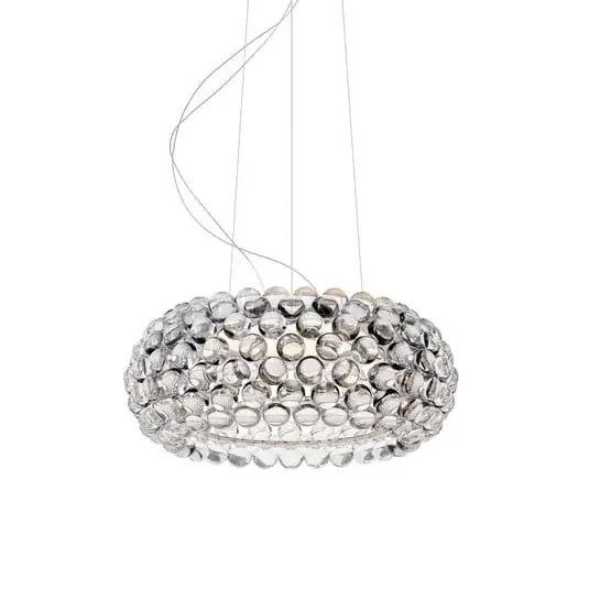 Caboche Plus Media LED Lámpara Colgante Transparent – Foscarini