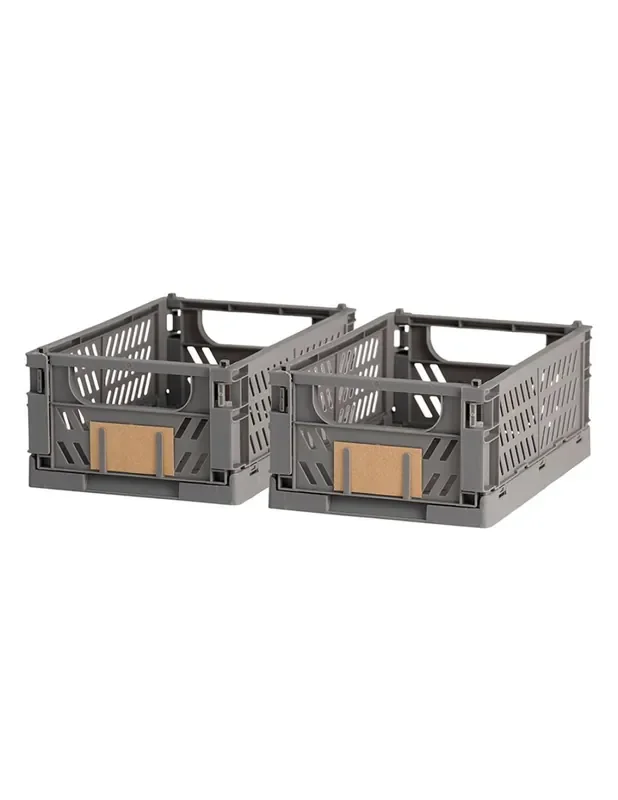 Caja almacenaje plegable 50x33x25cm set 2 piezas 5709386725723 81235 EDM