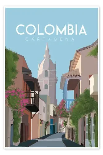 Cartagena – Colombia de Omar Escalante Wild Apple Graphics