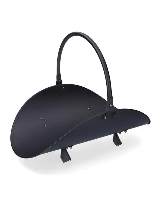 Cesta leñero metálica, negra, 48 x 35 x 38 cm 8425998857429 85742 EDM