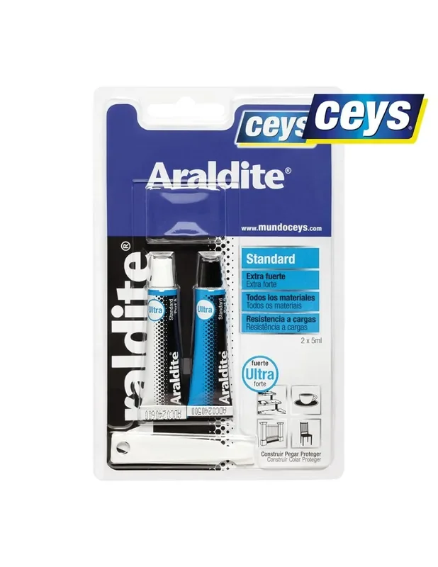 Ceys araldite standard blister pequeño 5+5ml 510106 8411519010138 95662 CEYS