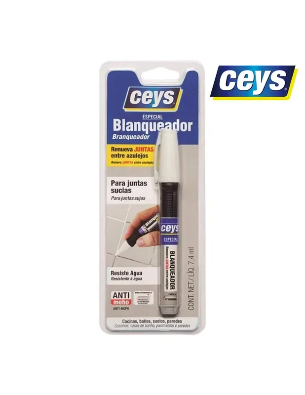 Ceys blanqueador juntas rotulador 7,4ml 505122 8411519751222 95636 CEYS