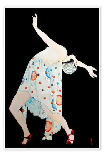 Chica de moda de Kobayakawa Kiyoshi Bridgeman Images