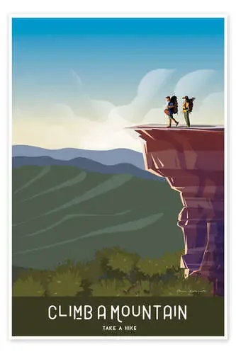 Escalar una montaña de Omar Escalante Wild Apple Graphics