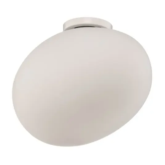 Gregg Media Aplique de Pared/Lámpara de Techo White – Foscarini