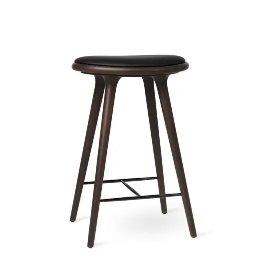 High Taburete de bar H69 Oscuro Stained Beech – Mater