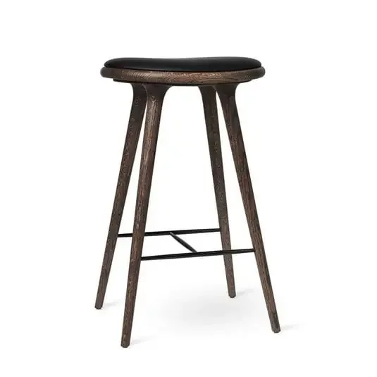 High Taburete de bar H74 Oscuro Stained Oak – Mater