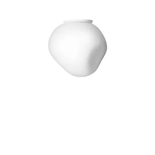 Hoba Piccola Aplique de Pared/Lámpara de Techo Blanco – Foscarini