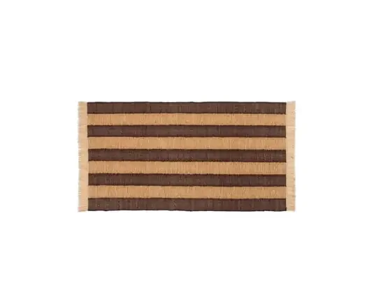 Ives Alfombra 80×140 Tan/Chocolate – Ferm Living