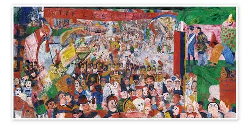 La entrada de Cristo a Bruselas de James Ensor akg-images