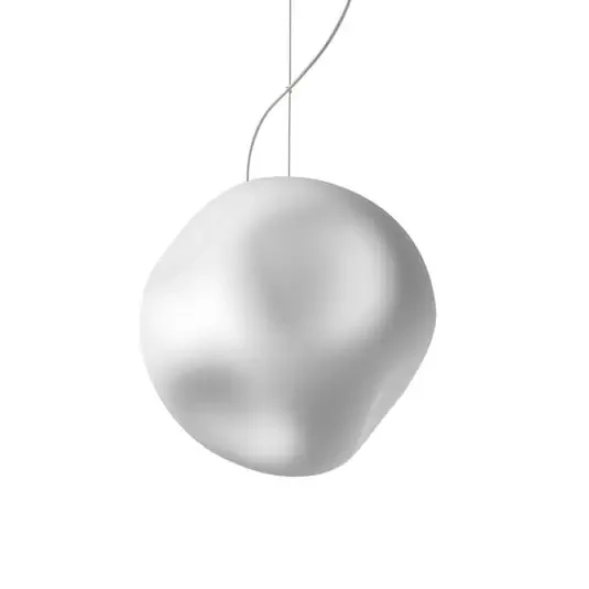 Lámpara colgante Hoba Media, Ø 24 cm, suspensión 1000 cm – Foscarini
