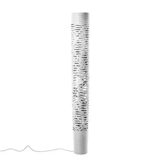 Lámpara de pie Tress Grande Blanca – Foscarini