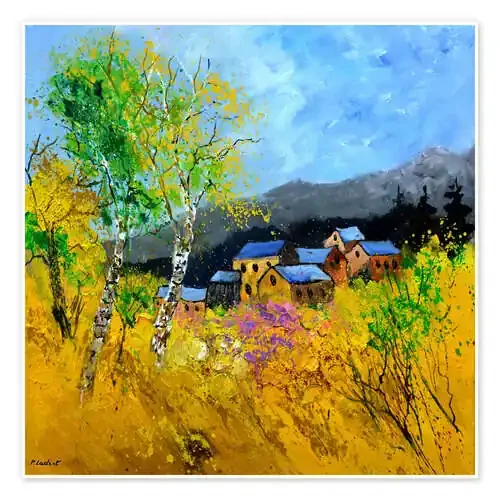 Paisaje amarillo de Pol Ledent