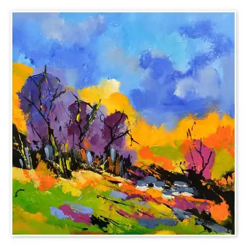 Paisaje colorido de Pol Ledent