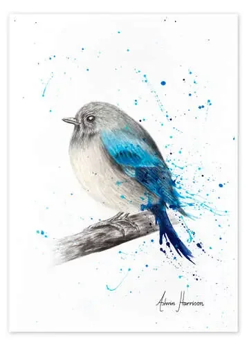 Pájaro redondo y feliz de Ashvin Harrison