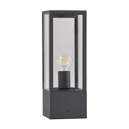 Peldar Lámpara Jardín H40 Dark Grey/Clear – Lindby