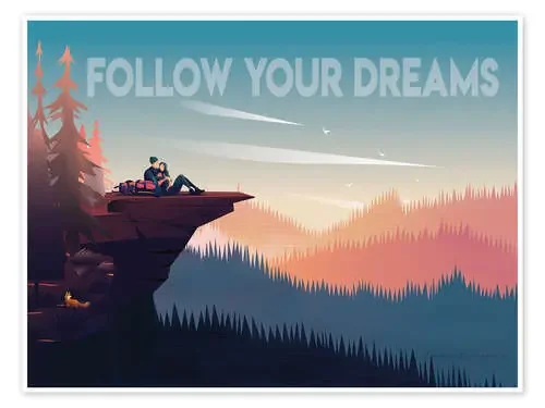 Seguir sus sueños de Omar Escalante Wild Apple Graphics