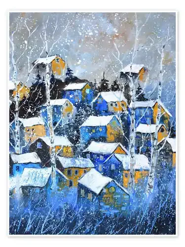 Snowy landscape de Pol Ledent