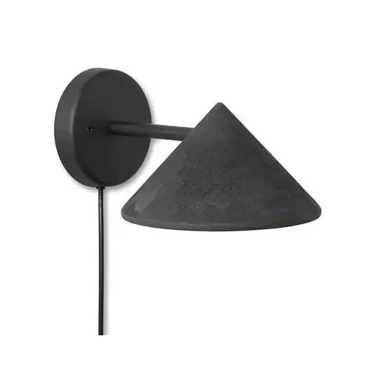 Terra Aplique de Pared Coffee Waste Black – Mater