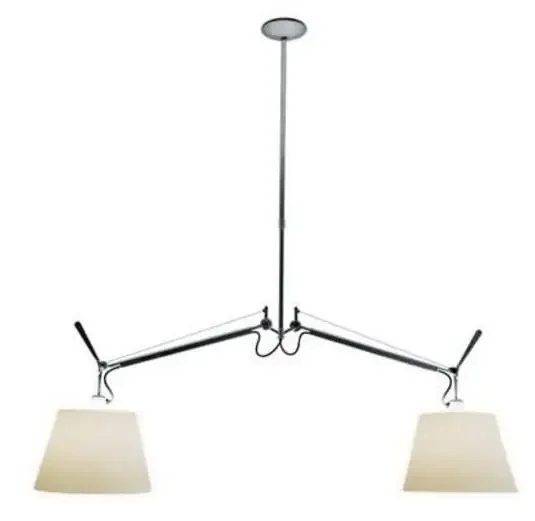 Tolomeo Basculante Lámpara Colgante Ø320 Pergamino – Artemide