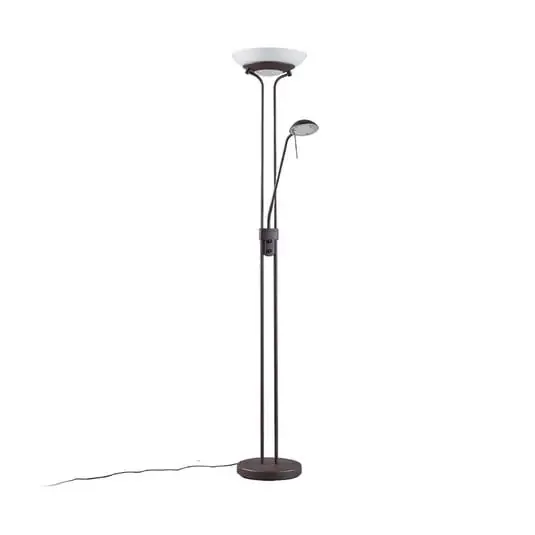 Yveta Lámpara de Pie Rust/White – Lindby
