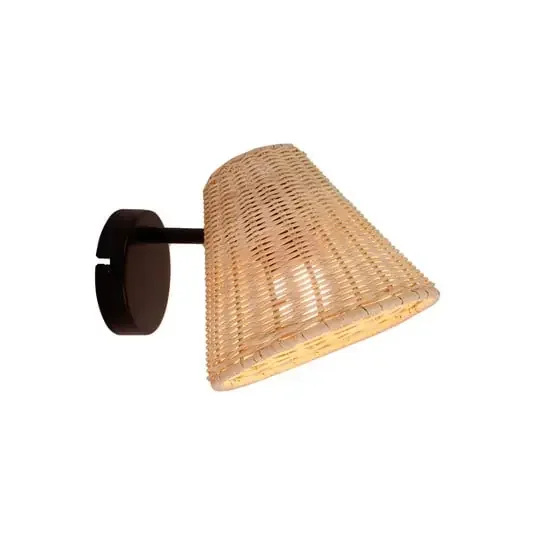 Zyralia Aplique de Pared Wood/Black – Lindby